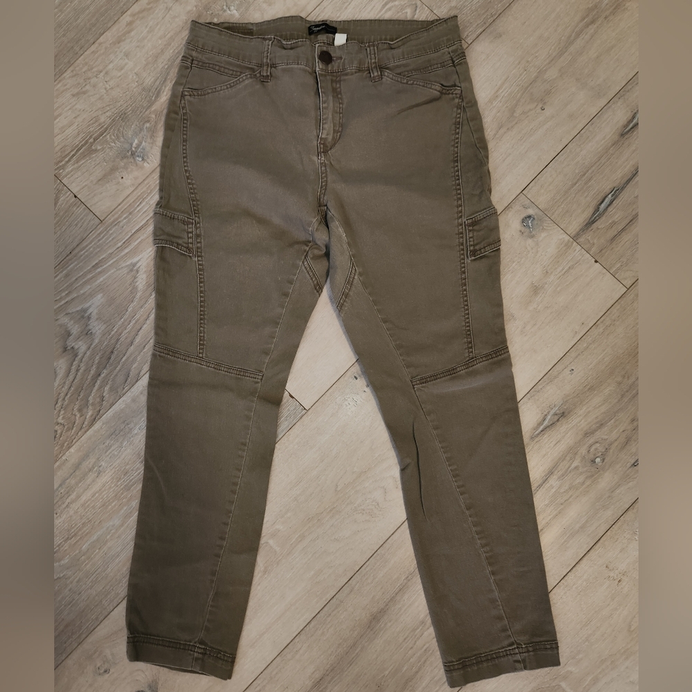 Supplies Slim Fit Beige Cargo Pants Women's Size 12